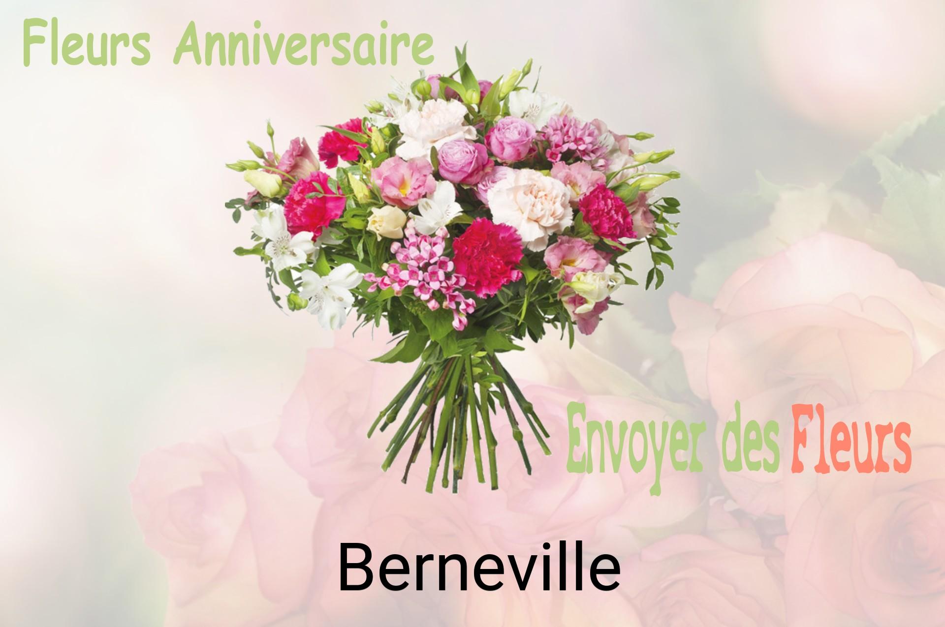 Bouquet de fleurs d’anniversaire livré à Berneville