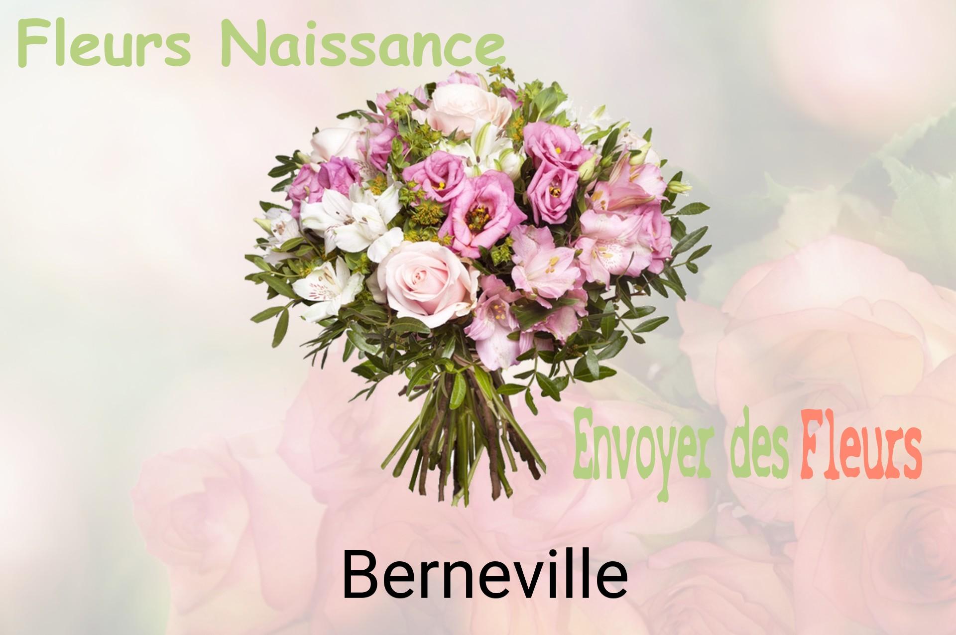 Bouquet de fleurs de naissance livré à Berneville